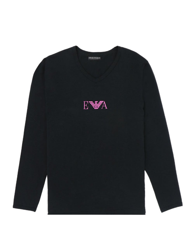 EA Logo Cotton T-Shirt