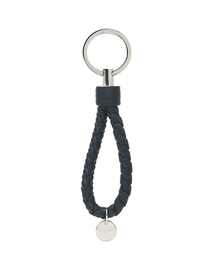 Key Ring in Intrecciato Nappa