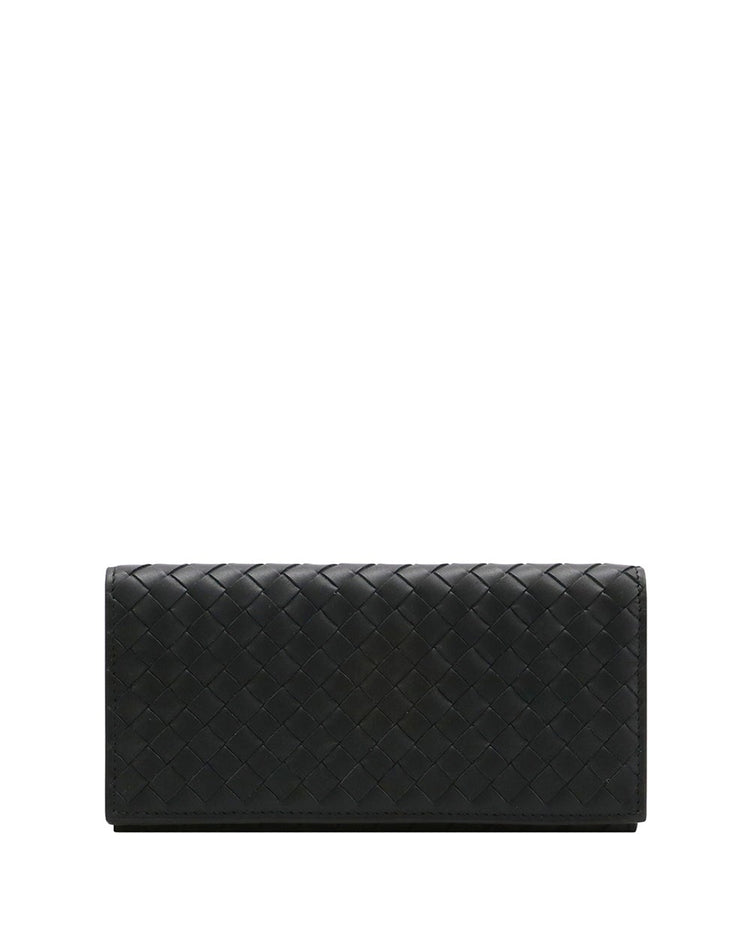 Intrecciato Weave Continental Wallet