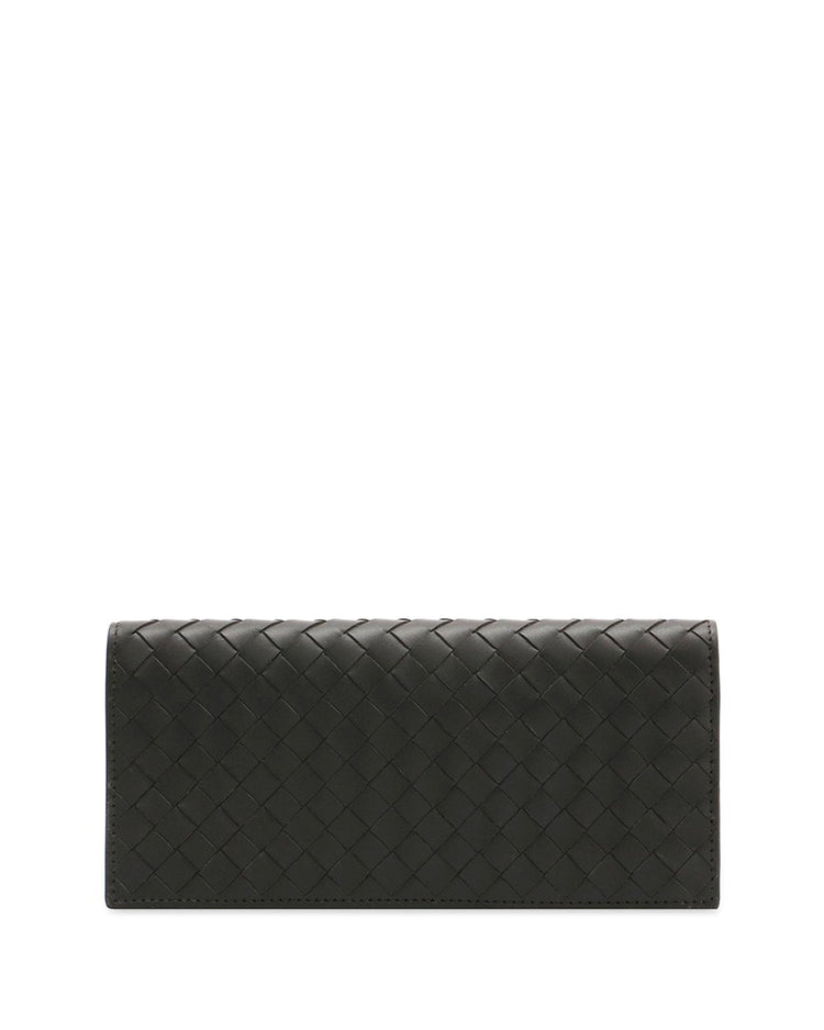Intrecciato Weave Continental Wallet