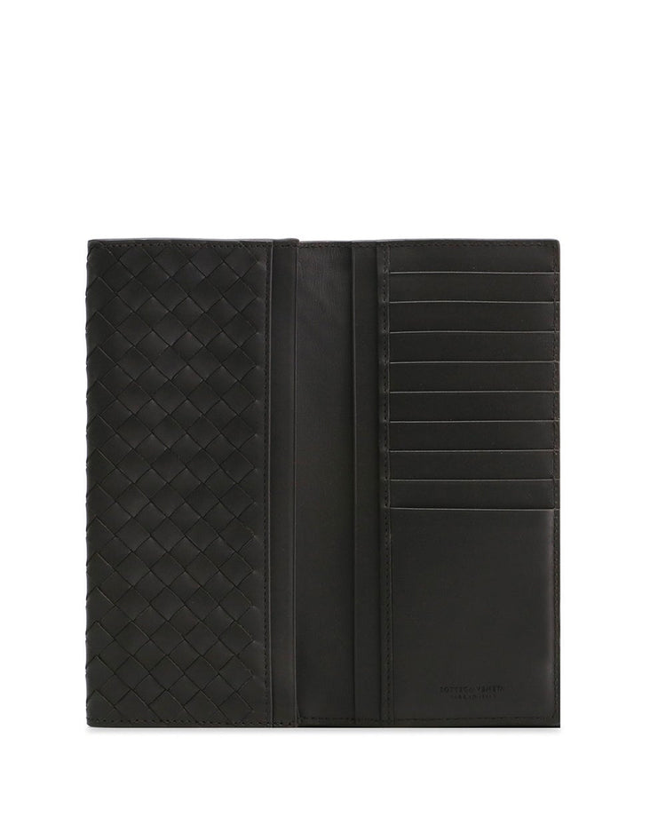 Intrecciato Weave Continental Wallet