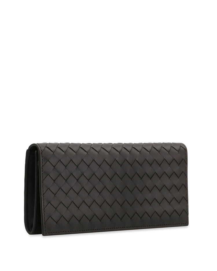Intrecciato Weave Continental Wallet