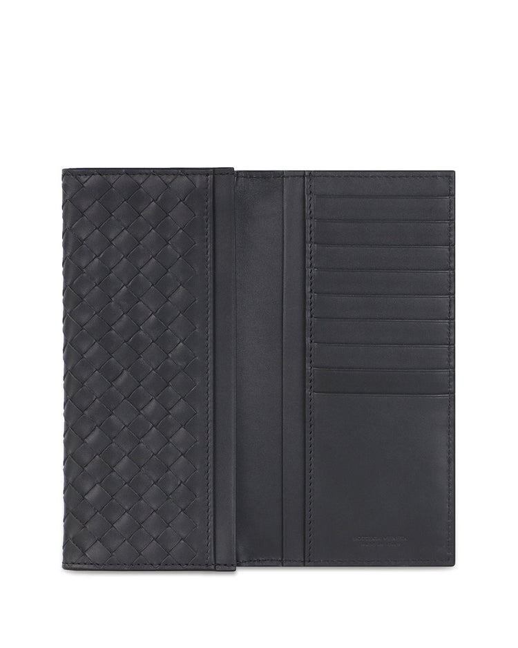 Intrecciato Weave Continental Wallet