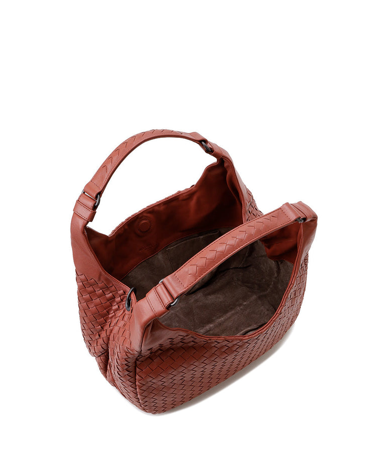 Intrecciato Leather Handbag