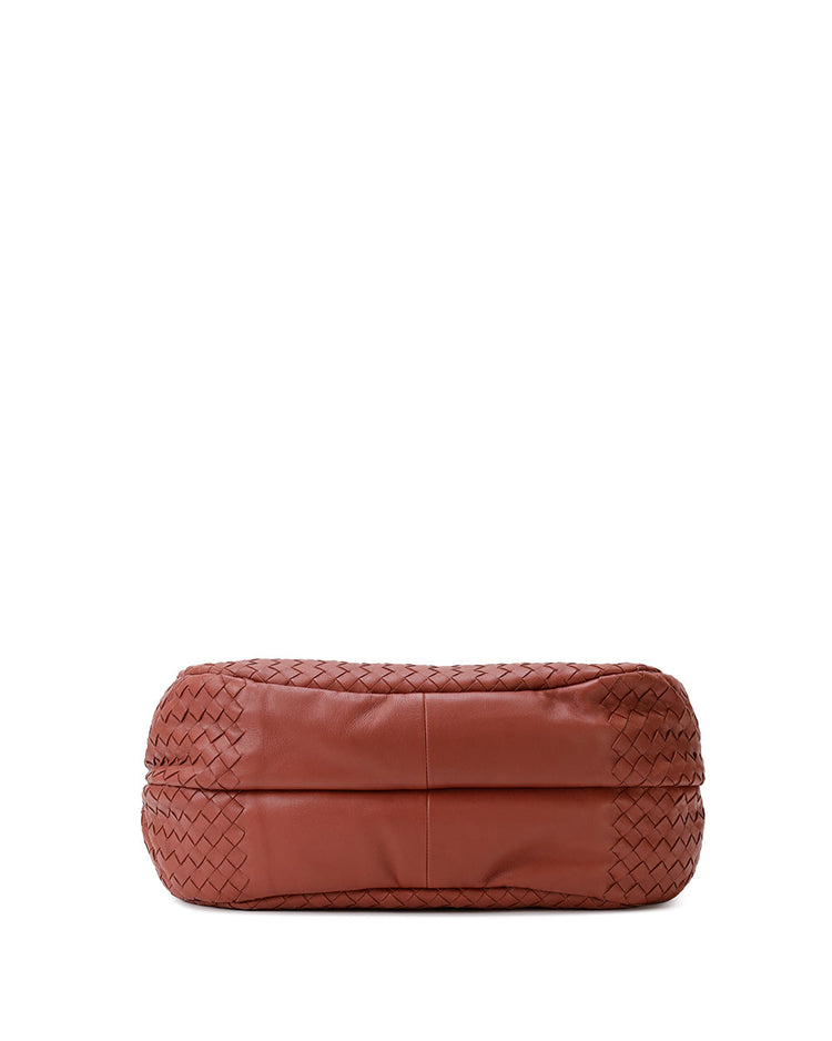 Intrecciato Leather Handbag