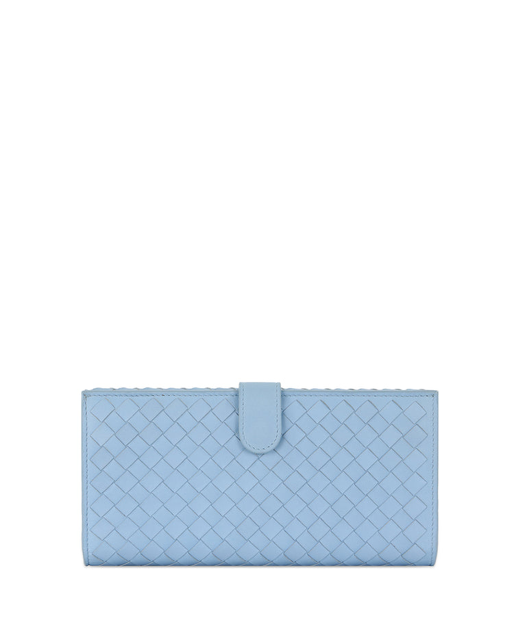 Wallet in Intrecciato Woven Pattern