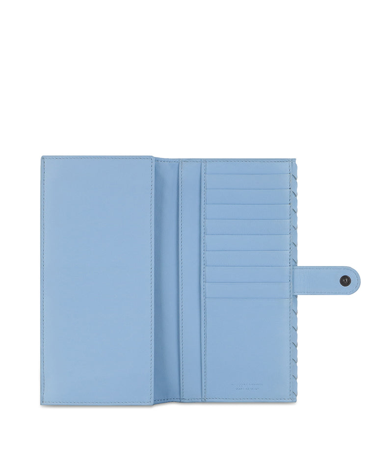 Wallet in Intrecciato Woven Pattern