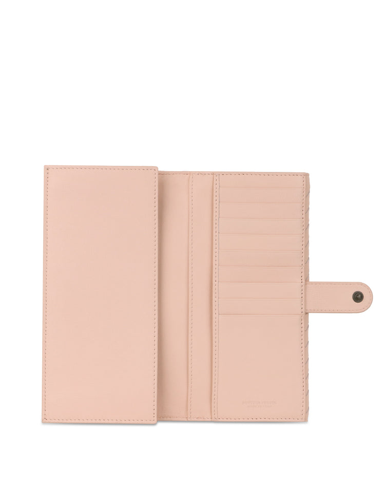 Wallet in Intrecciato Woven Pattern