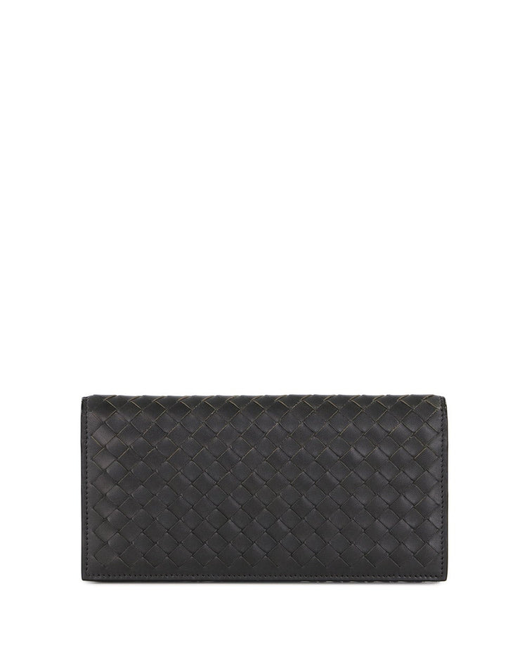 Woven Leather Wallet