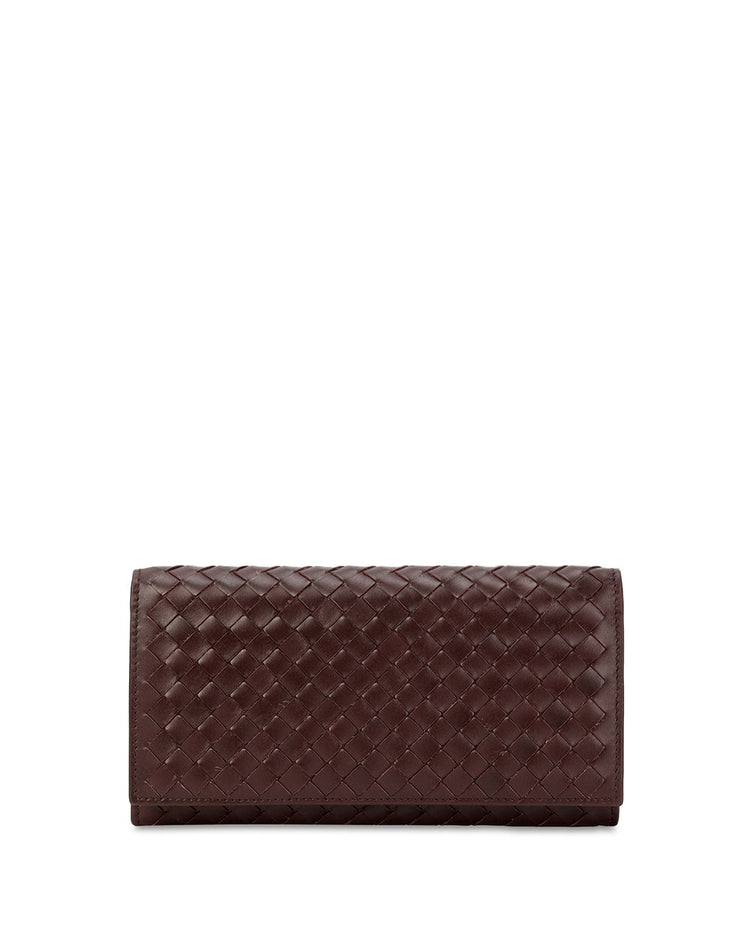 Woven Leather Wallet