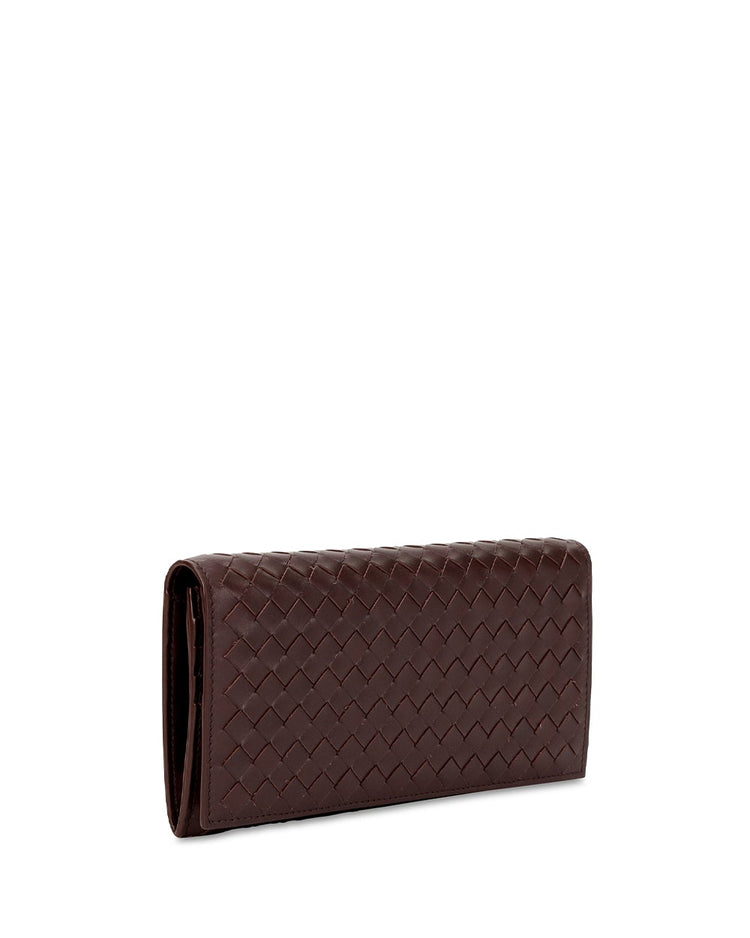 Woven Leather Wallet