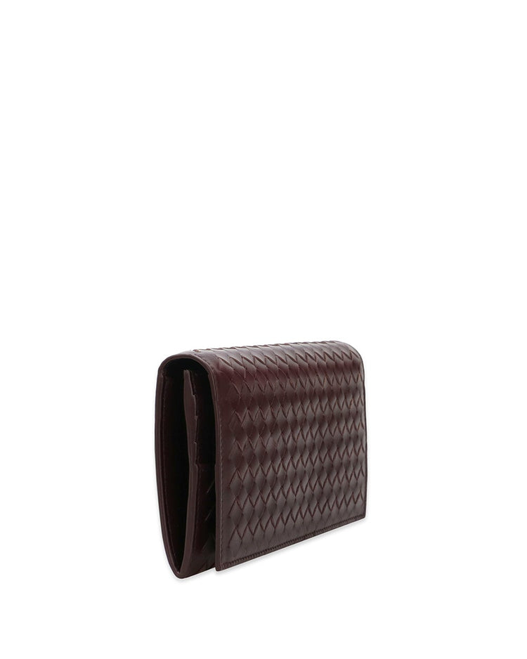 Woven Leather Wallet