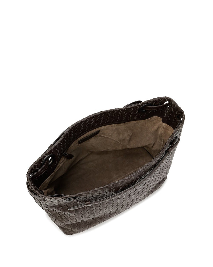 Woven Leather Tote Bag