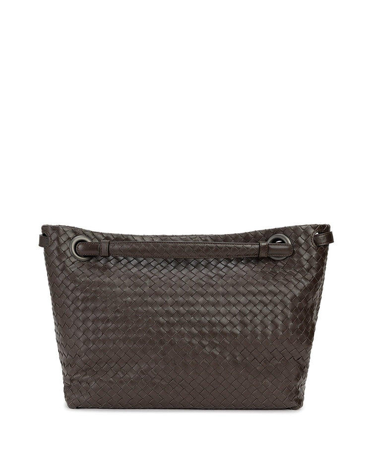 Woven Leather Tote Bag