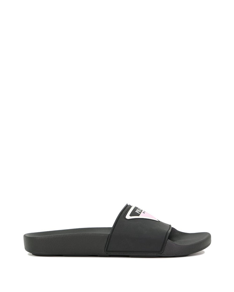 Flat Sandals with Prada Logo