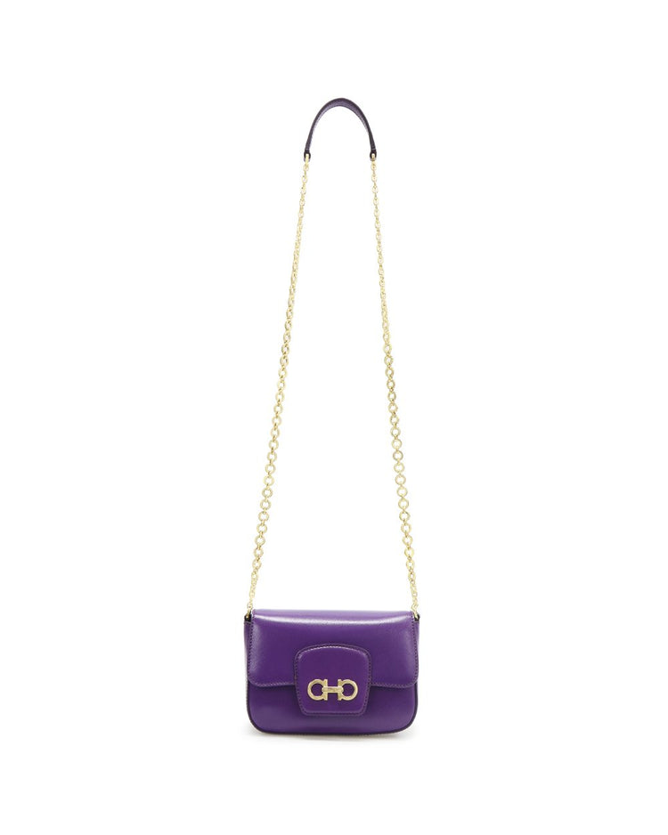 Saffiano Chain Shoulder Bag