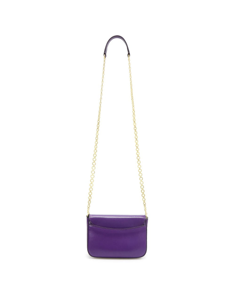 Saffiano Chain Shoulder Bag