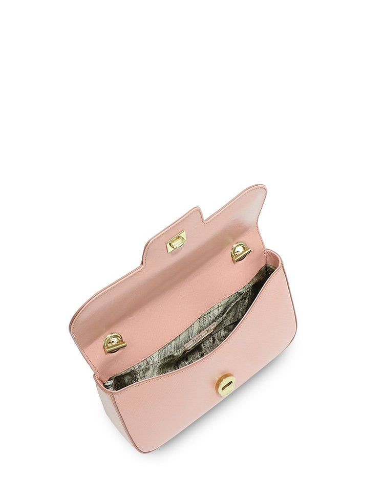 Gancini Leather Shoulder Bag