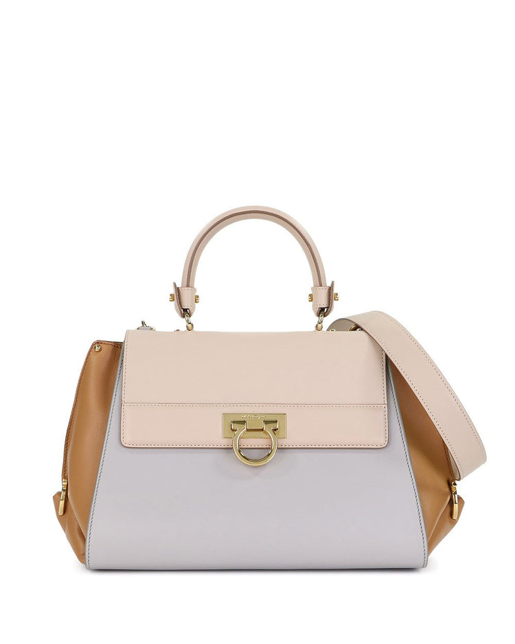 Leather Handle And Handbag