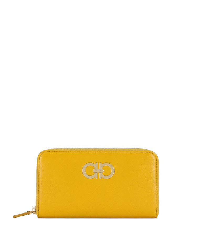 Gancini Zip Around Long Wallet