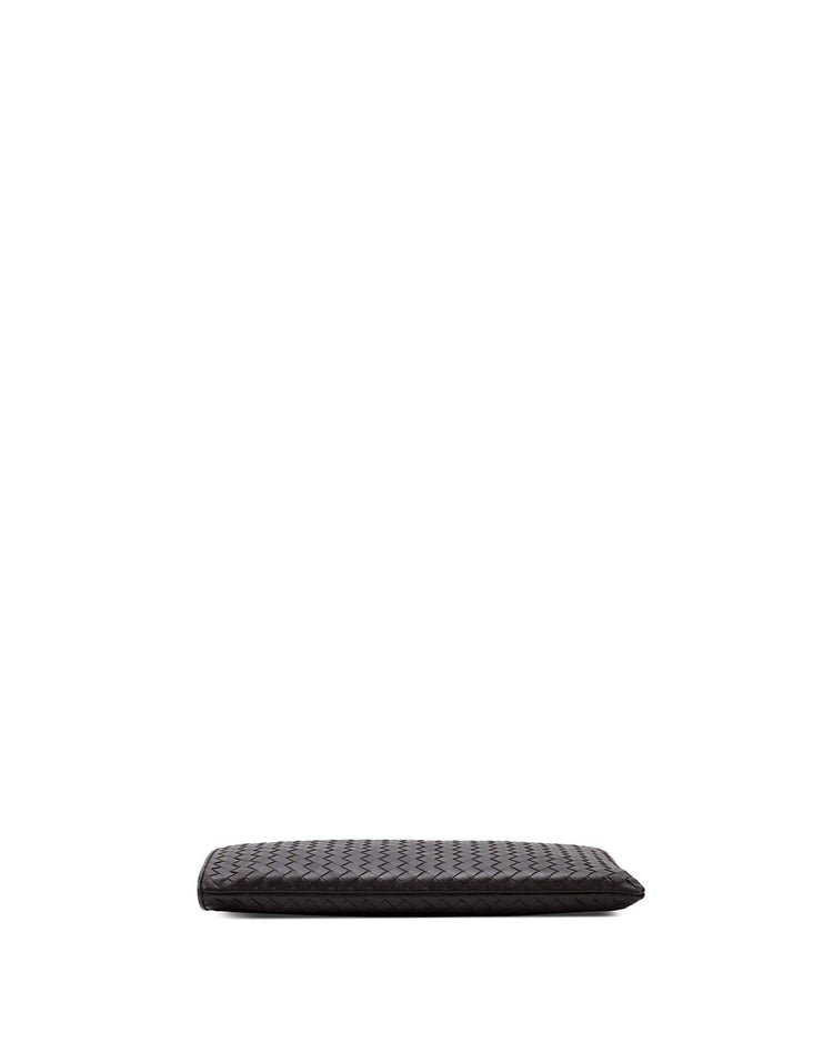 Woven Leather Clutch