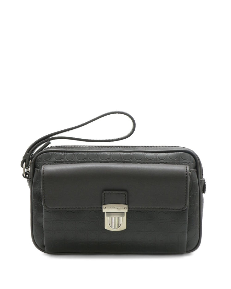 Embossed Leather Clutche Bag