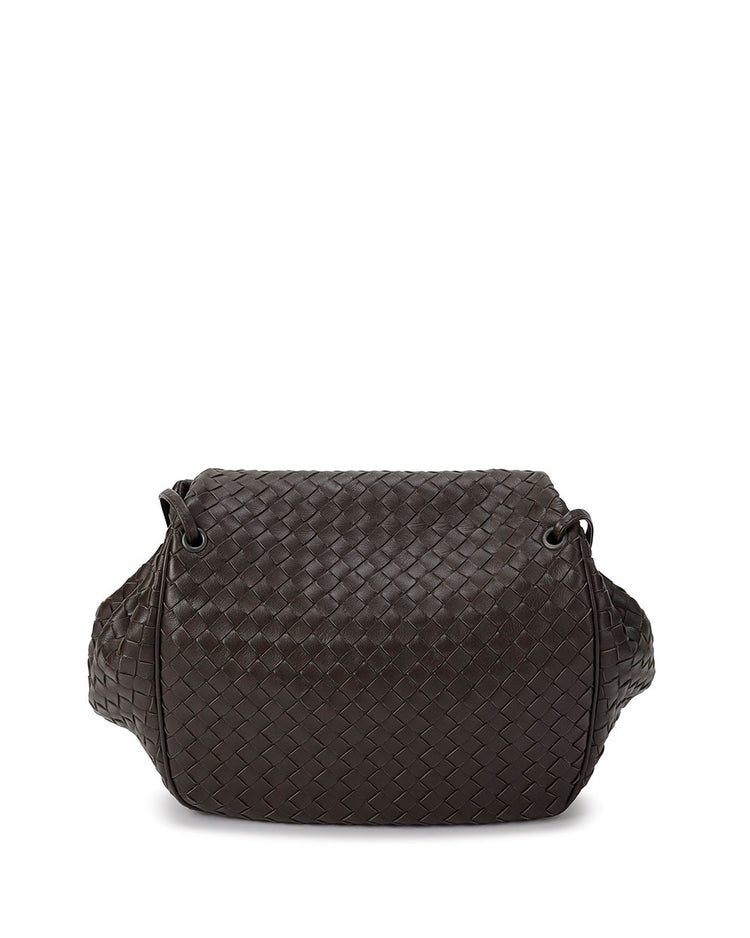 Intrecciato Lamb Leather Shoulder Bag