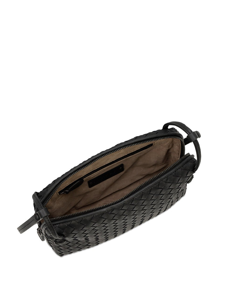 Leather Braided Shoulder Bag