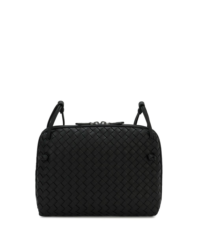 Leather Braided Shoulder Bag