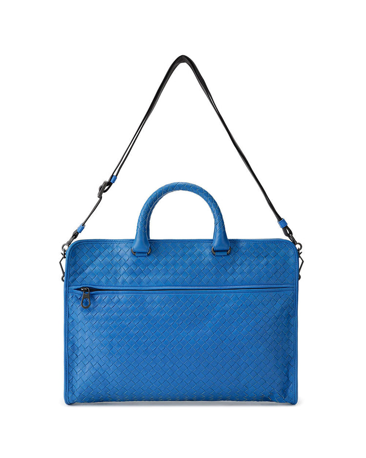Intrecciato Calf Leather Briefcase