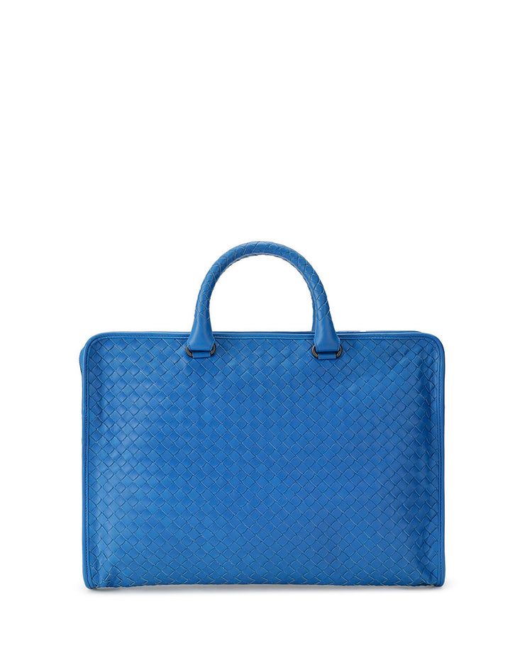 Intrecciato Calf Leather Briefcase