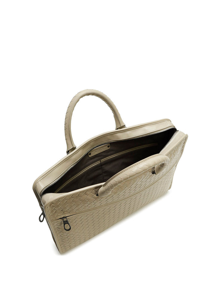 Intrecciato Calf Leather Briefcase