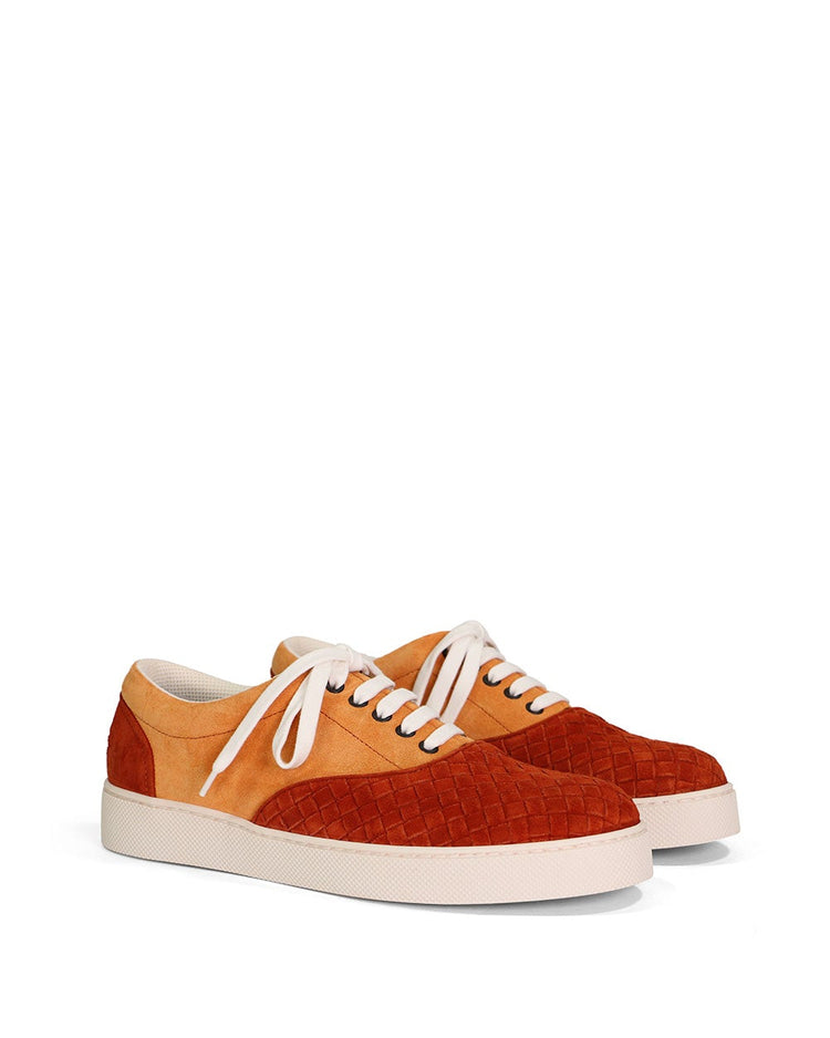 Woven Suede Sneakers