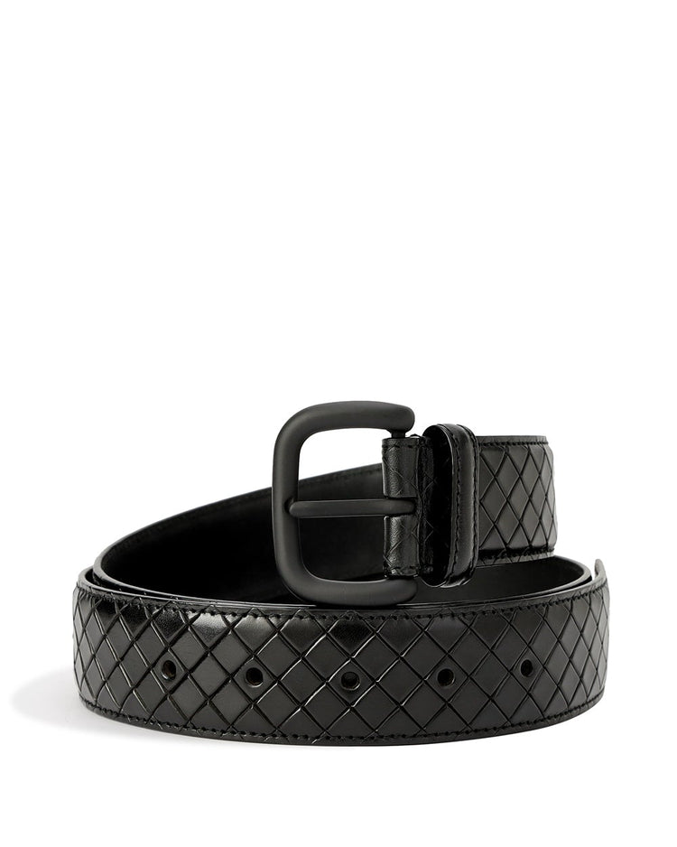 Woven Leather Belt