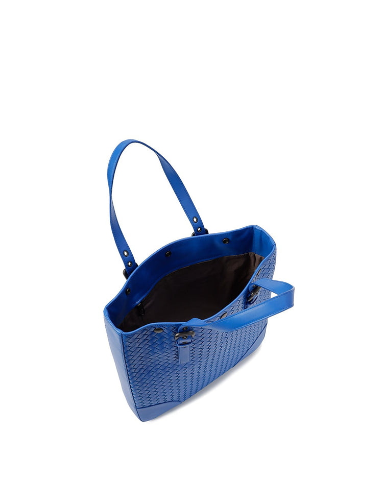 Woven Leather Handbag