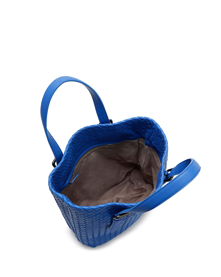 Woven Leather Tote Bag