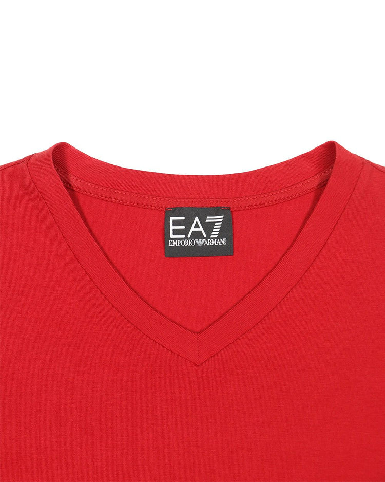 Short Sleeves V Neck Cotton T-Shirt