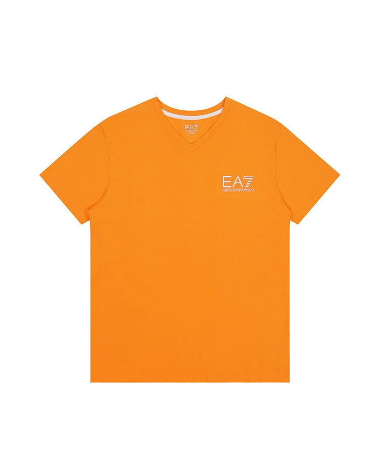 Short Sleeves V Neck Cotton T-Shirt