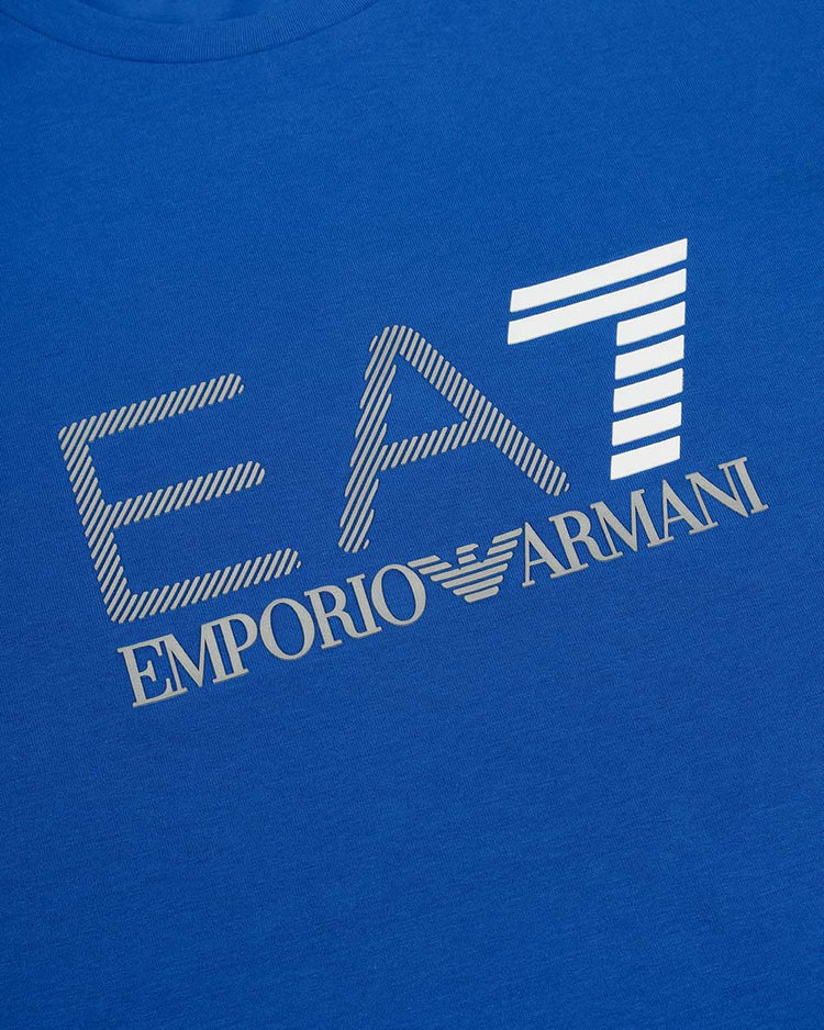 Printed Round Neck Short Sleeved T-Shirt