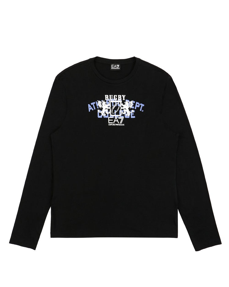 Printed Round Neck Long Sleeves T-shirt