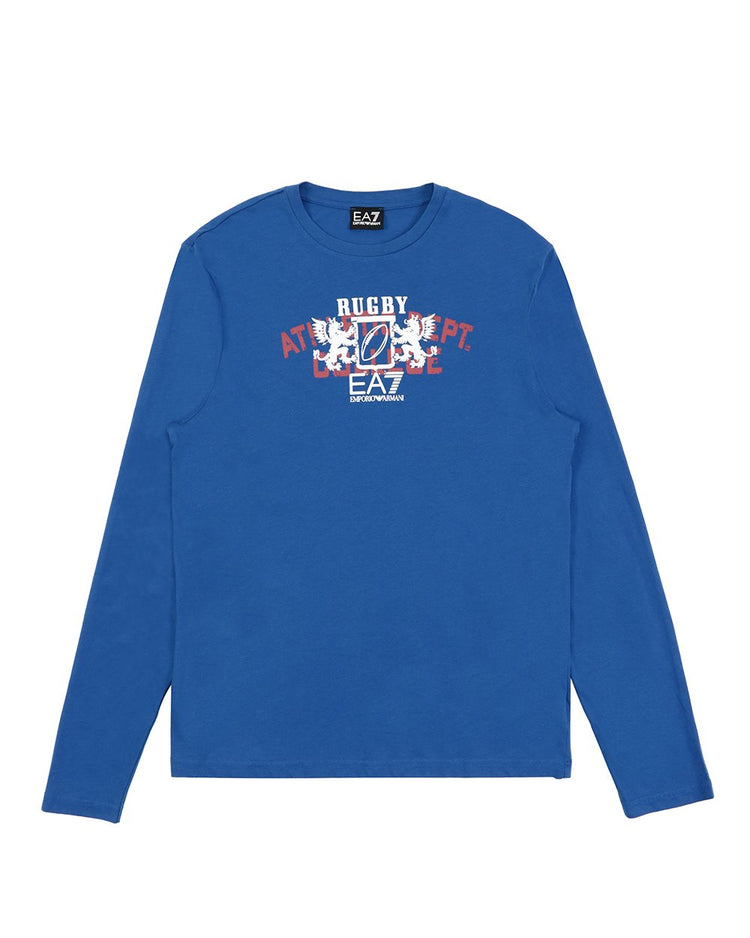 Printed Round Neck Long Sleeves T-shirt