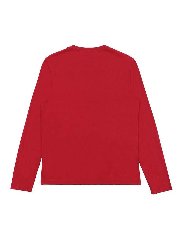 Printed Round Neck Long Sleeves T-shirt