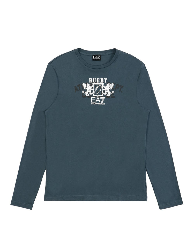 Printed Round Neck Long Sleeves T-shirt
