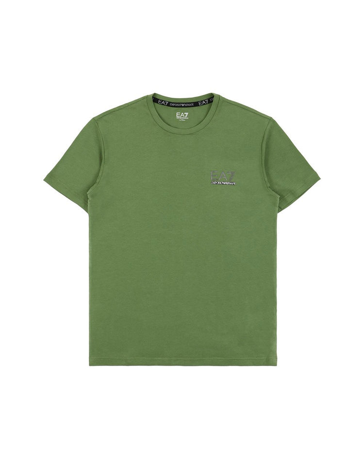 Logo Round Neck Short Sleeved T-Shirt