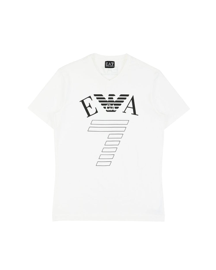 Printed Round Neck Short Sleeved T-Shirt
