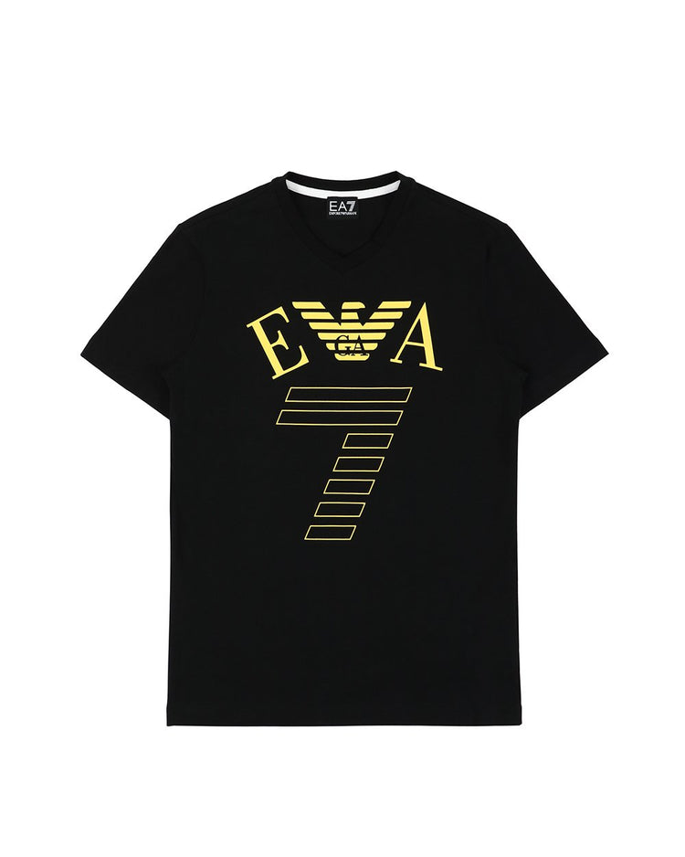 Printed Round Neck Short Sleeved T-Shirt