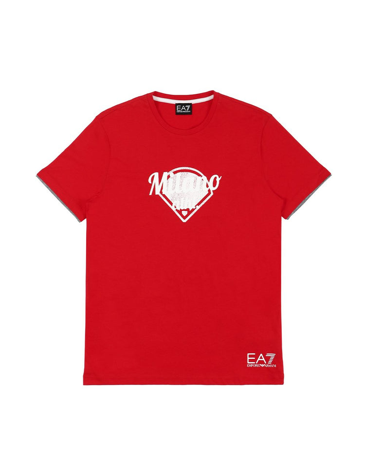 Print Crew Neck Short Sleeves T-Shirt