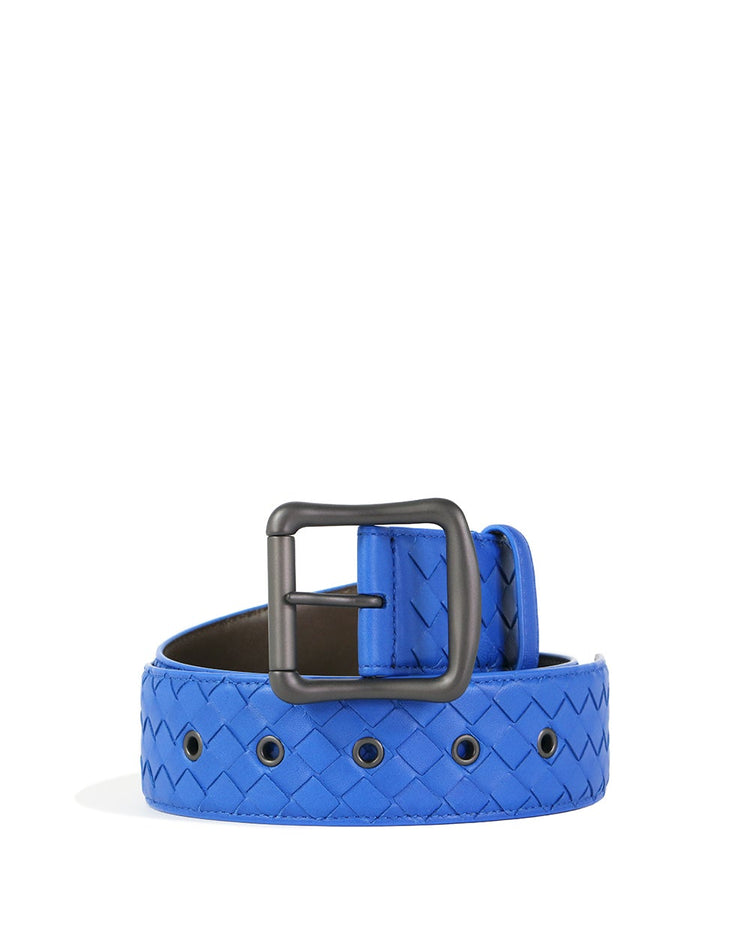 Intrecciato Leather Belt