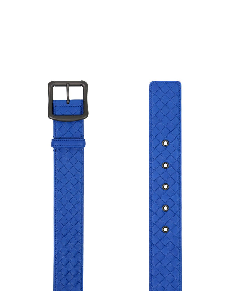 Intrecciato Leather Belt