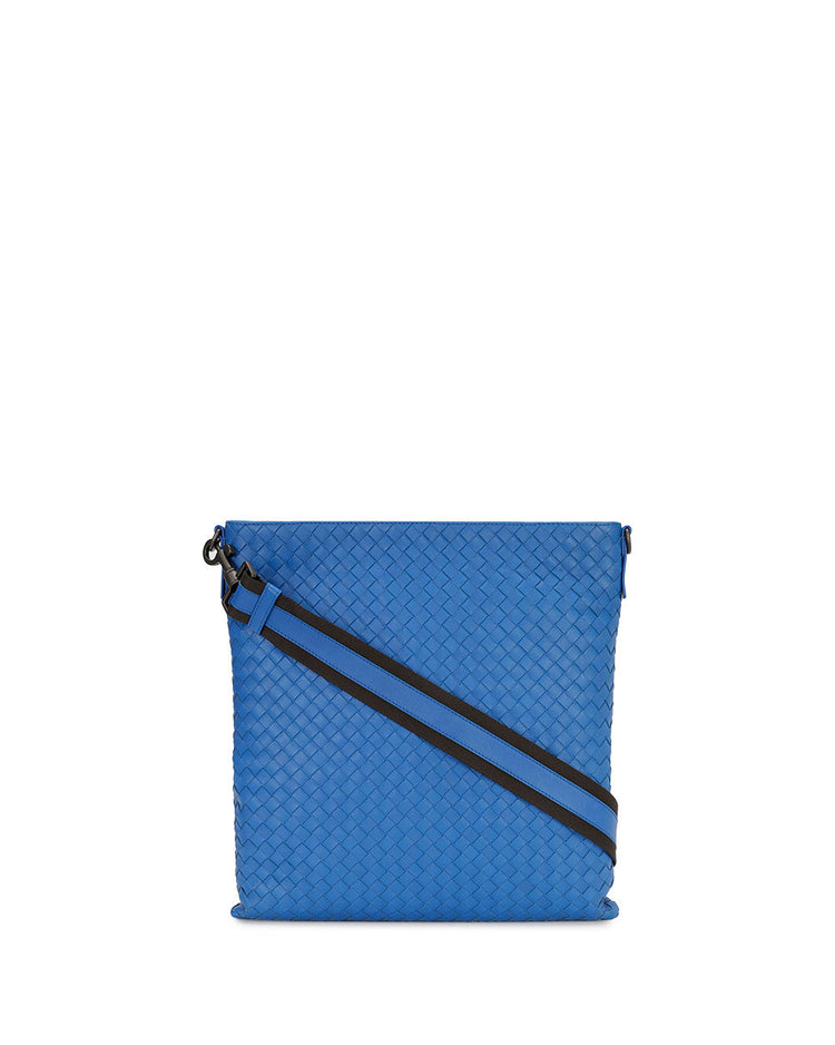 Woven Lamb Leather Shoulder Bag